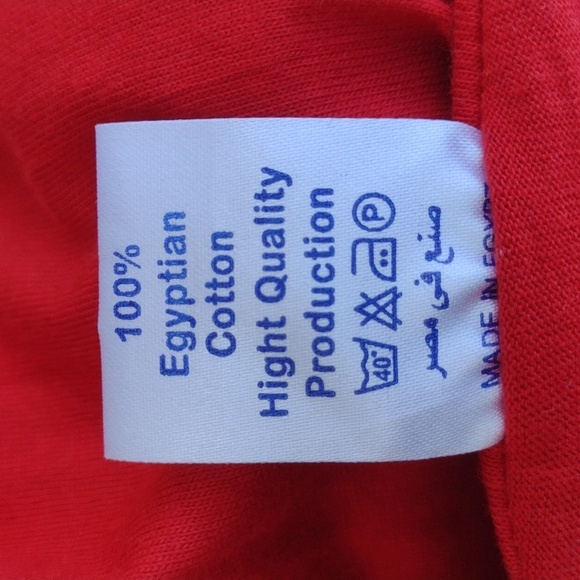 Delta Cotton Red Egyptian Souvenir T-shirt M - Picture 6 of 7